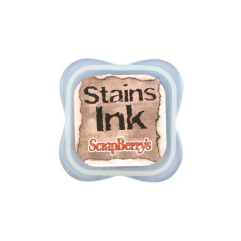 Tusz do papieru StainsInk ScrapBerrys Brązowy